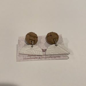 Handmade Clay Earrings. Made in Santa Barbara, CA